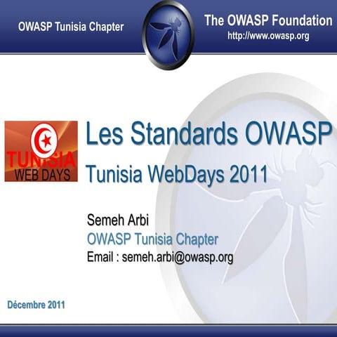 Owasp tunisia web day 2011