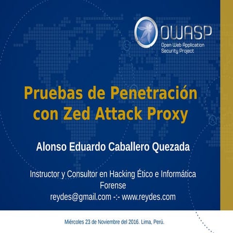 Zed Attack Proxy | PDF