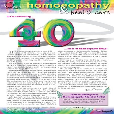 40th Anniversary Issue 2006