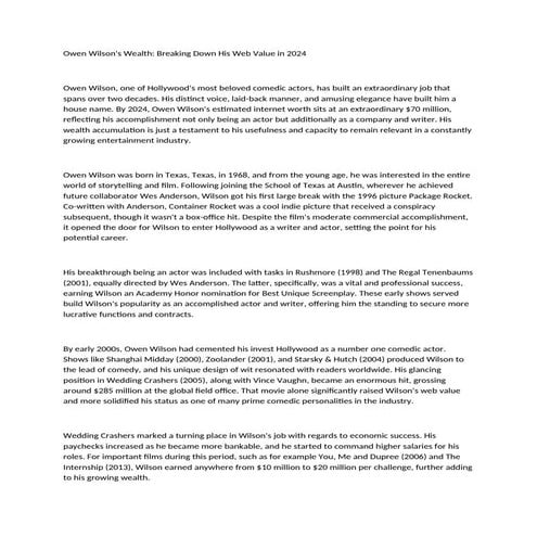 owen wilson net wort.docx owen wilson net wort.docx