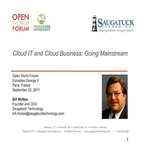 Cloud business, cloud IT - Bill McNee