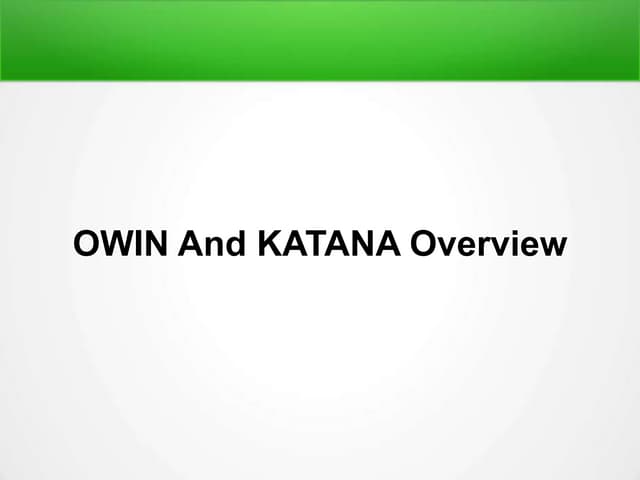 Owin and-katana-overview