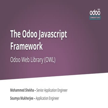 OWL Community Days 2023 Complete Owl JS tutorial an manuals from scratch to a...