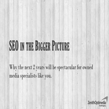 BrightonSEO 2014: SEO In the Bigger Picture 