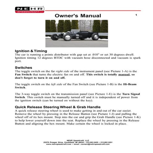 T-Rat Owner's Manual