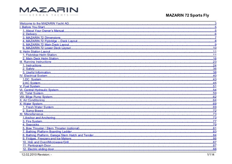 Owners Manual Rolf Boat