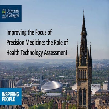 Improving the Focus of Precision Medicine: the Role of Health Technology Asse...