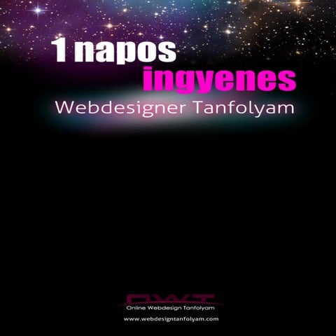 1 napos Webdesign Tanfolyam