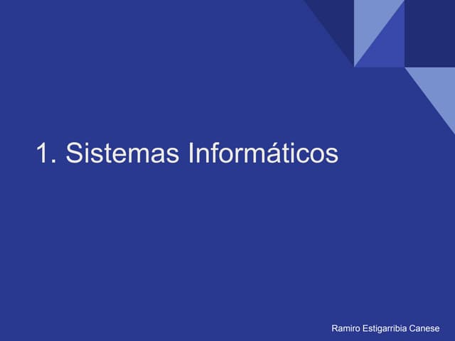 1. sistemas informáticos