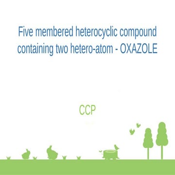 Oxazole synthesis. reaction and medicinal uses