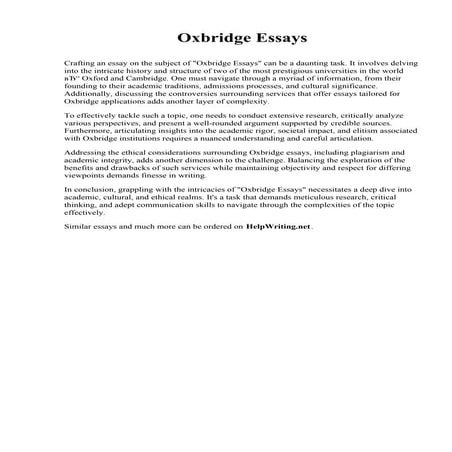 Oxbridge Essays.pdf