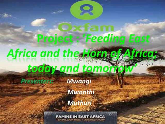 Public Relations Effort for an Oxfam Project