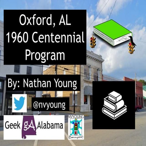 Oxford Alabama 1960 Centennial Program