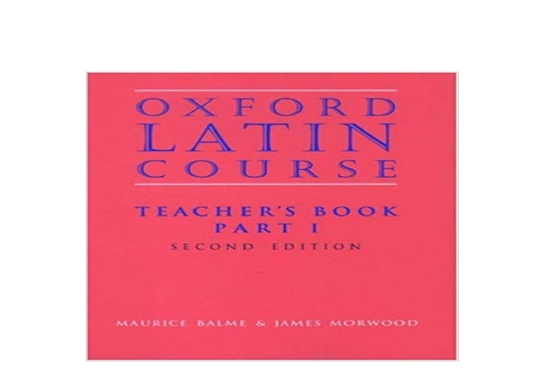 Oxford Latin Course Part 1 Pdf