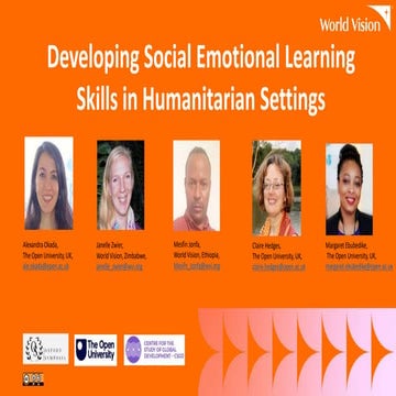 CUP project foundational literacy, numeracy and social emotional learning