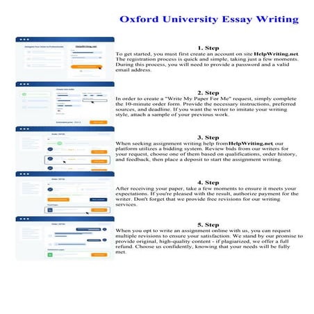 Oxford University Essay Writing