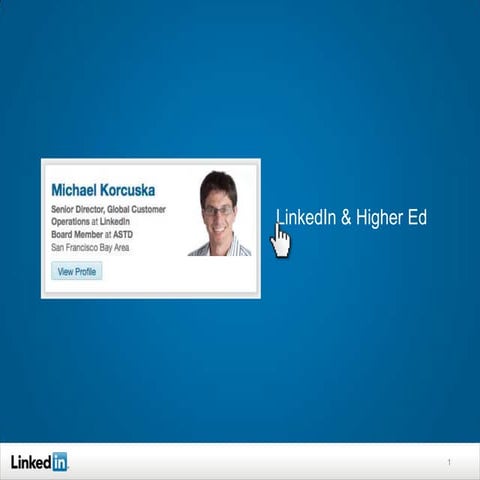 LinkedIn & Higher Ed (Oxford)