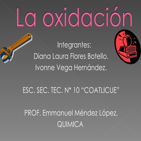 Oxidacion