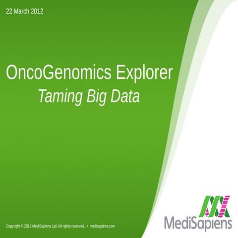 OncoGenomics Explorer2