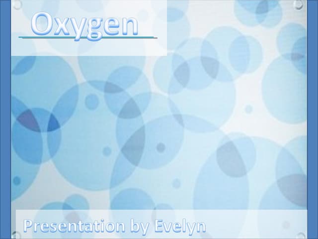 Oxygen