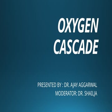 Comprehensive Overview of the Oxygen Cascade in Human Physiology | PPTX