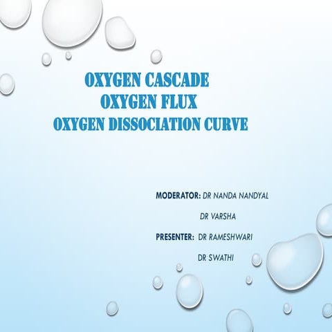 Comprehensive Overview of Oxygen Cascade and Transport Mechanisms in ...