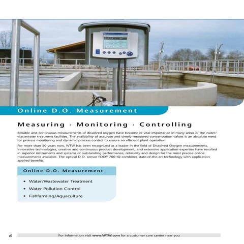 Oxygen do measurement wtw