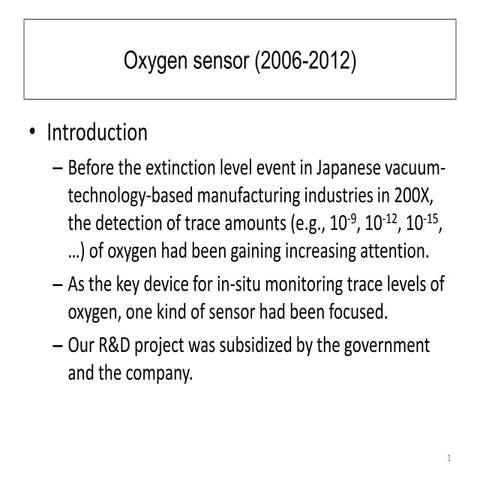Oxygen sensor