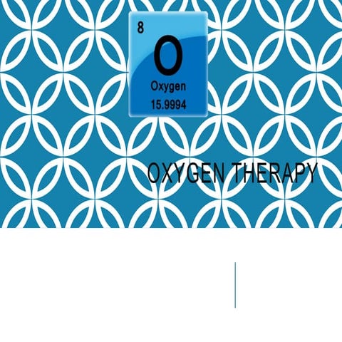 Oxygen therapy (Dr ASHISH NAIR MBBS MD ANAETHESIA)