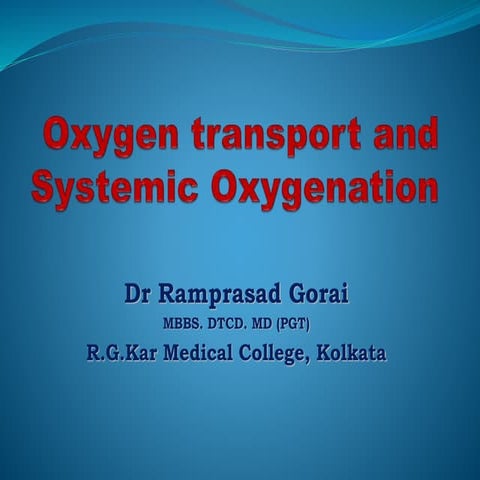 Oxygen transport 