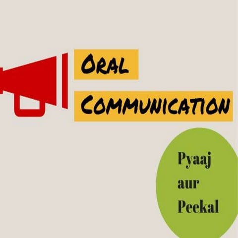 Oral communication