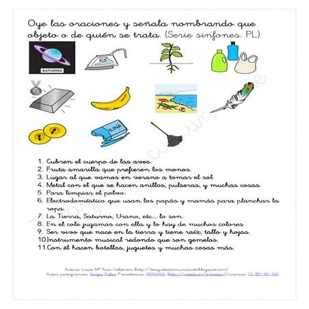 Oye las deficiones , señala y nombre   pl