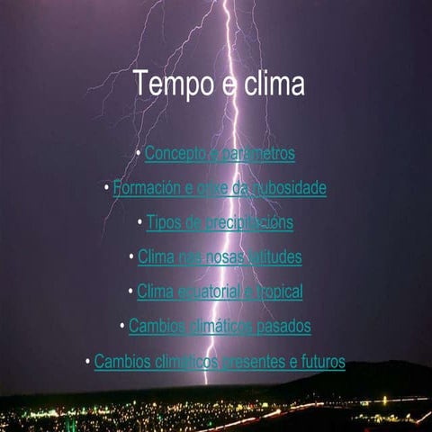 Tempo e clima