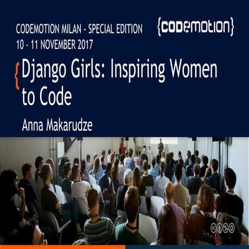 Anna Makarudze - Django Girls: Inspiring women to fall in love with programmi...