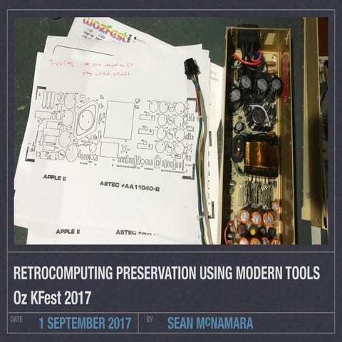 Oz KFest 2017 Retrocomputing Preservation Using Modern Tools