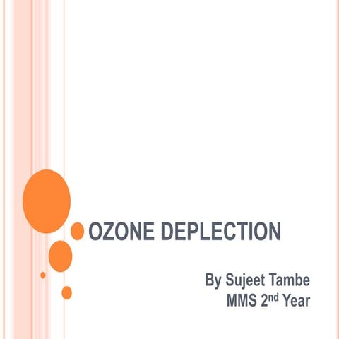 Ozone deplection