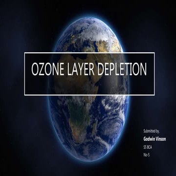 Ozone layer depletion
