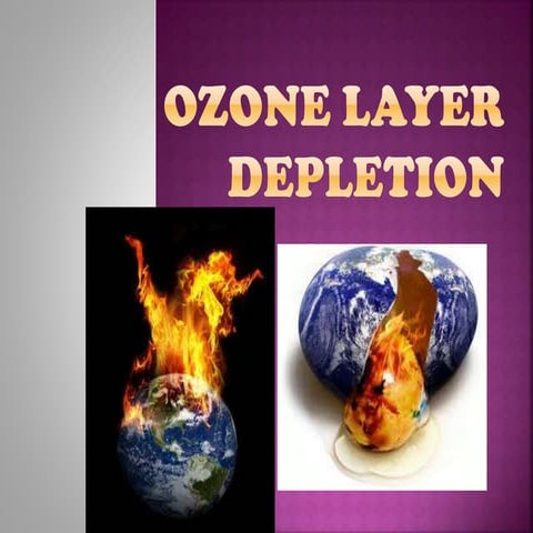 Ozone layer depletion ppt
