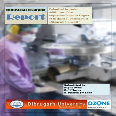Industrial Training Report: Ozone pharmaceuticals