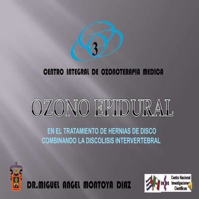 Ozono epidural  power point