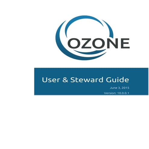 Ozp user guide
