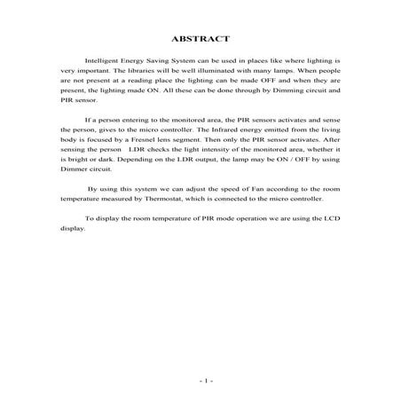 P 0329--intelligent energy-saving