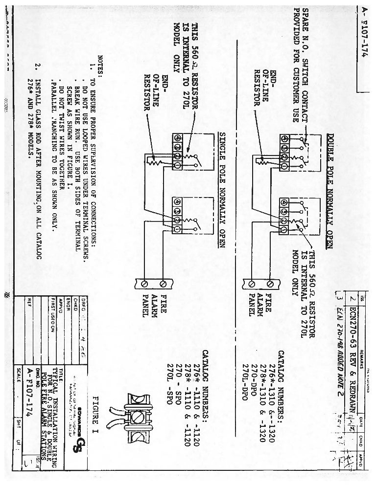 Edwards Signaling P039250 Installation Manual