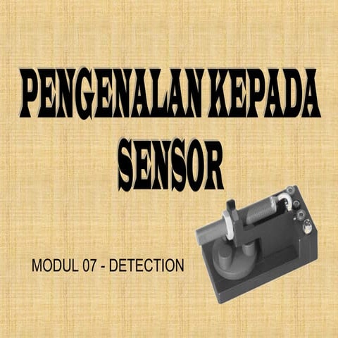 pengenalan sensor
