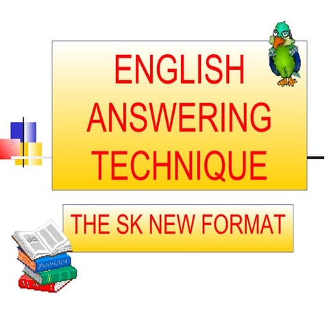 P.point English Language Paper 1 UPSR