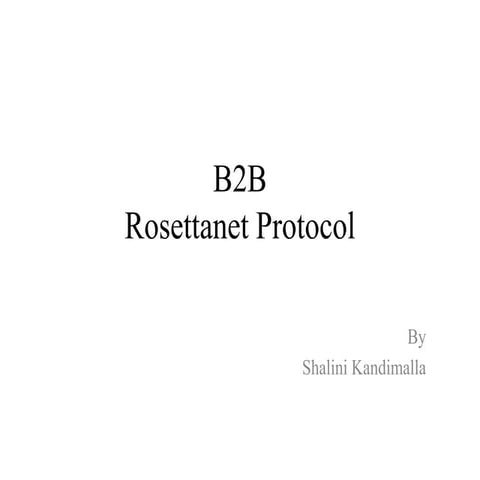 Rosettanet ppt