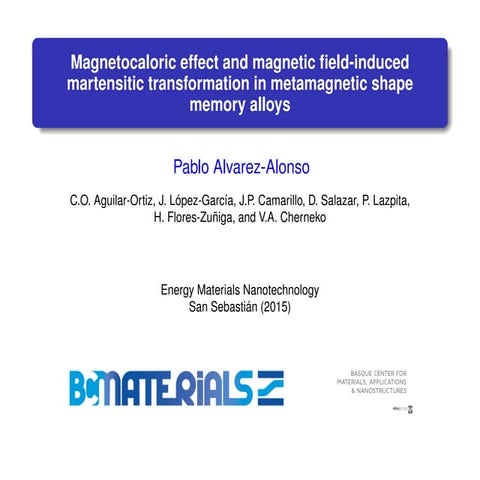 Magnetocaloric effect and magnetic field-induced martensitic transformation i...