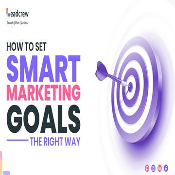 HOW TO SET SMART MARKETING GOAL - Leadcrew