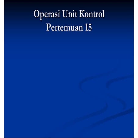 operasi unit kontrol