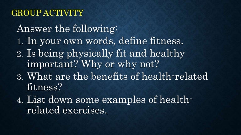 words related to fitness
